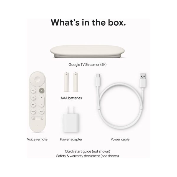 Google TV Streamer 4K 4GB 32GB Porcelain (3)