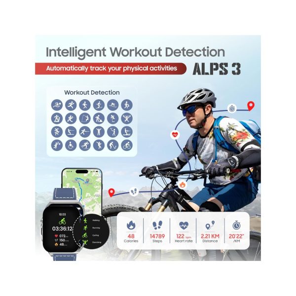 Swiss Military Alps 3 Smart Watch Blue (2)