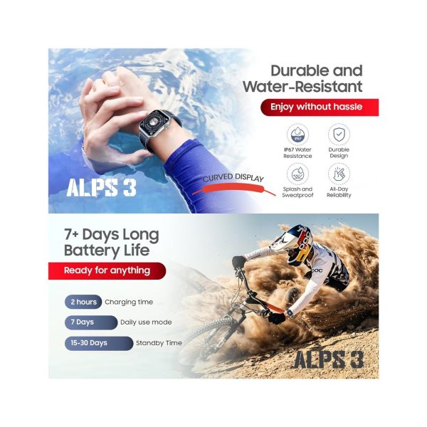 Swiss Military Alps 3 Smart Watch Blue (7)