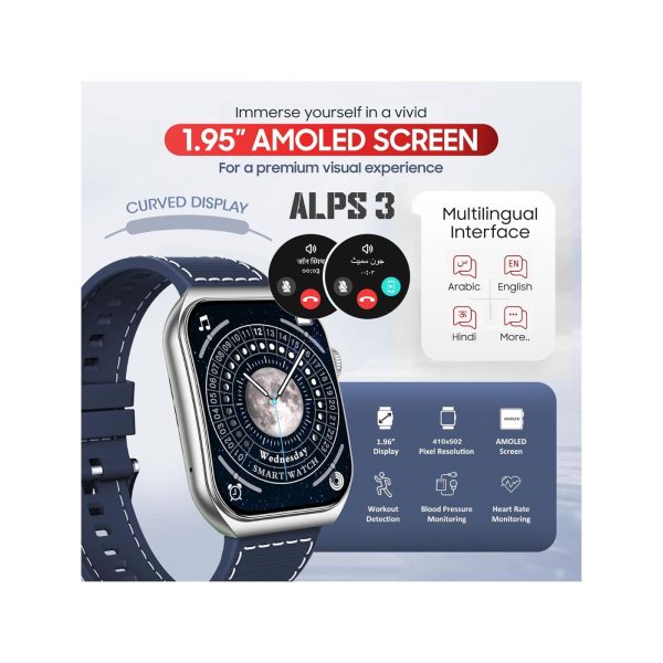 Swiss Military Alps 3 Smart Watch Blue (8)