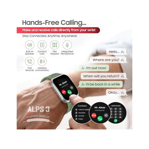 Swiss Military Alps 3 Smart Watch Green (6)
