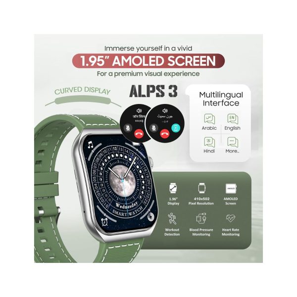 Swiss Military Alps 3 Smart Watch Green (8)