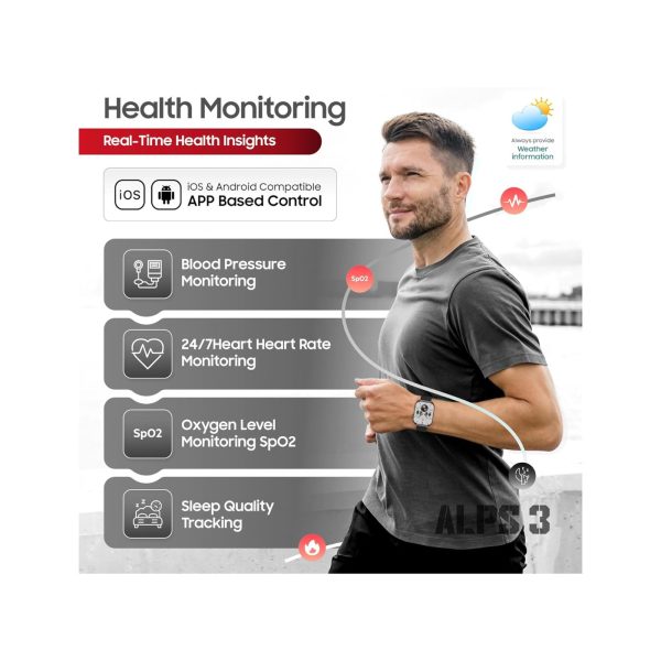 Swiss Military Alps 3 Smart Watch Gun Metal (5)