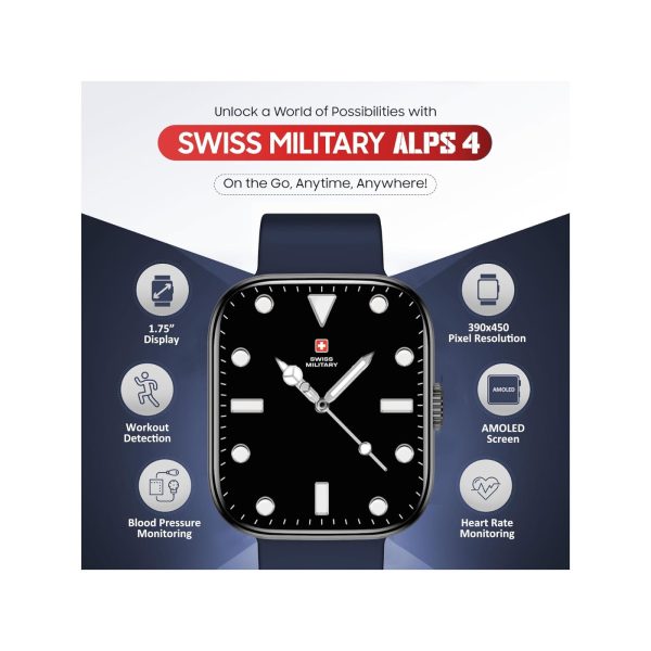 Swiss Military Alps 4 Smart Watch Blue (4)