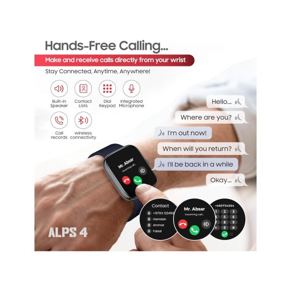 Swiss Military Alps 4 Smart Watch Blue (6)