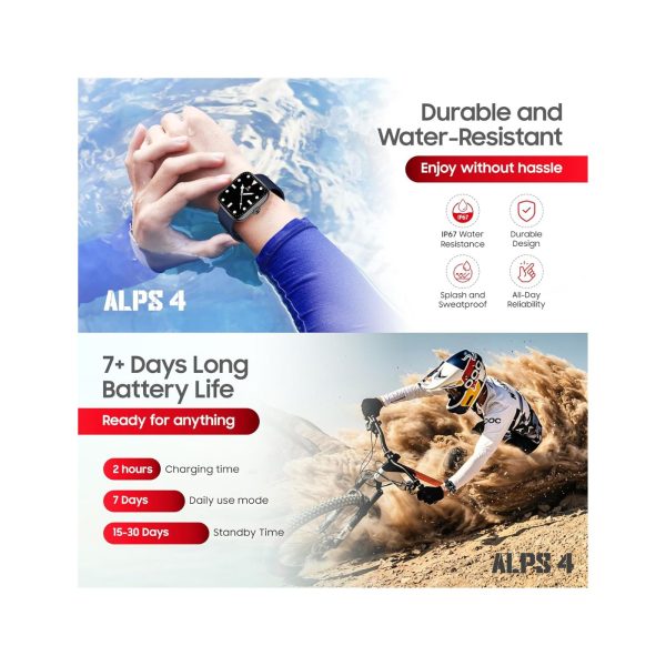 Swiss Military Alps 4 Smart Watch Blue (7)