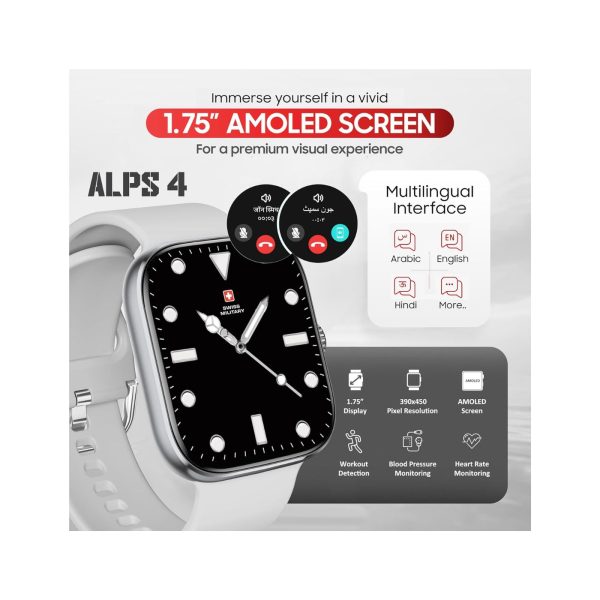 Swiss Military Alps 4 Smart Watch Grey (8)
