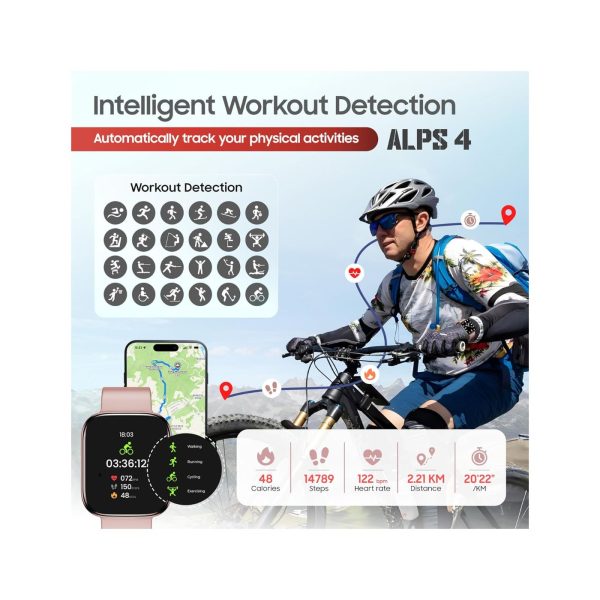 Swiss Military Alps 4 Smart Watch Pink (2)