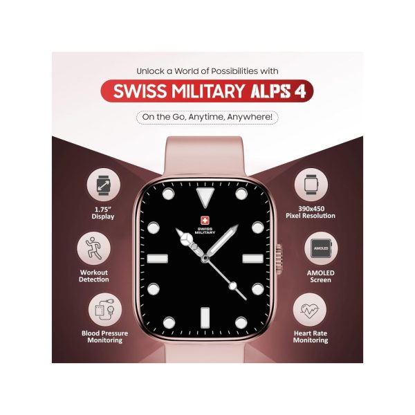 Swiss Military Alps 4 Smart Watch Pink (4)