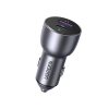 UGreen 2 Port 1A 1C 52W Pd Fast Car Charger Gray (1)