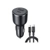 UGreen 63W 2 Port 1A 1C Pd Fast Car Charger Gray (1)