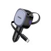UGreen 75W 3 Port 1A 2C Pd Fast Car Charger Gray (1)