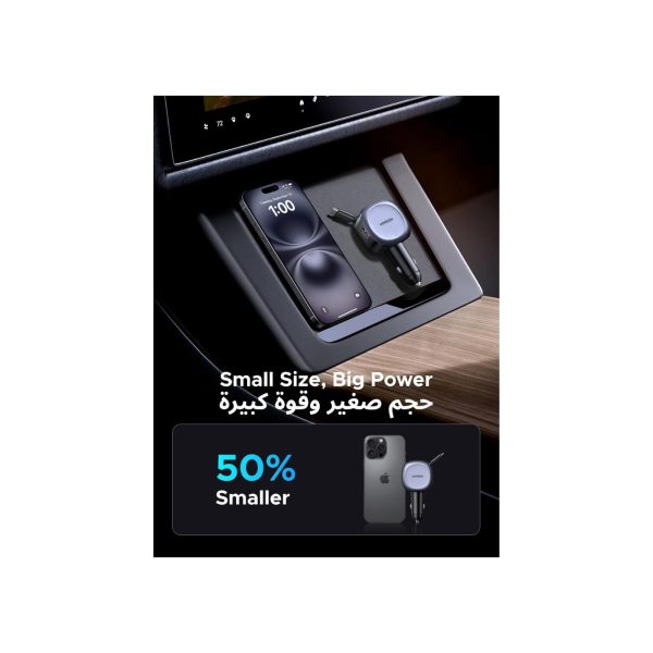 UGreen 75W 3 Port 1A 2C Pd Fast Car Charger Gray (4)