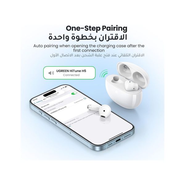 UGreen Hitune H5 True Wireless Earbuds White (7)