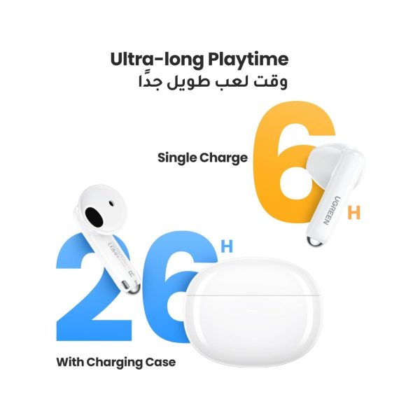 UGreen Hitune H5 True Wireless Earbuds White (8)