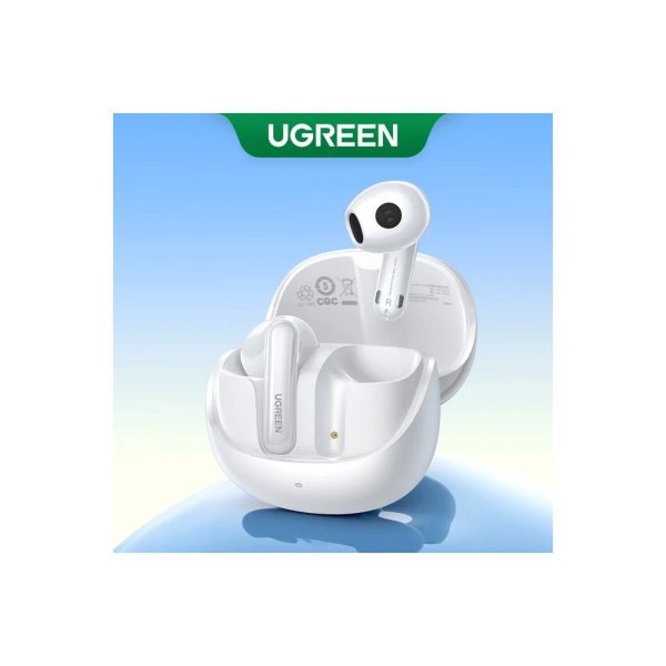UGreen Hitune H6 Pro Hybrid Anc Earbuds White (2)