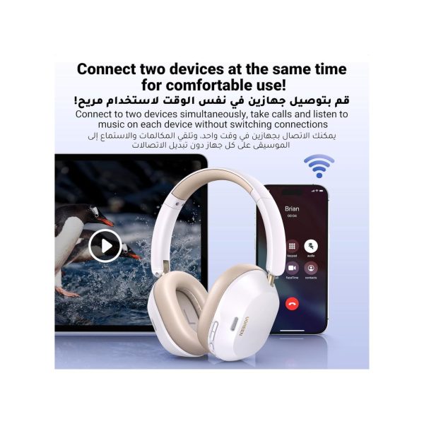 UGreen Hitune Max5C Hybrid Ancheadphones White (4)