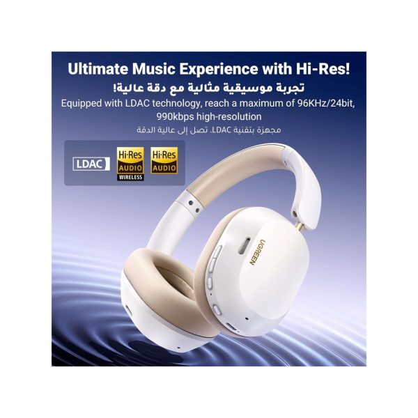 UGreen Hitune Max5C Hybrid Ancheadphones White (6)