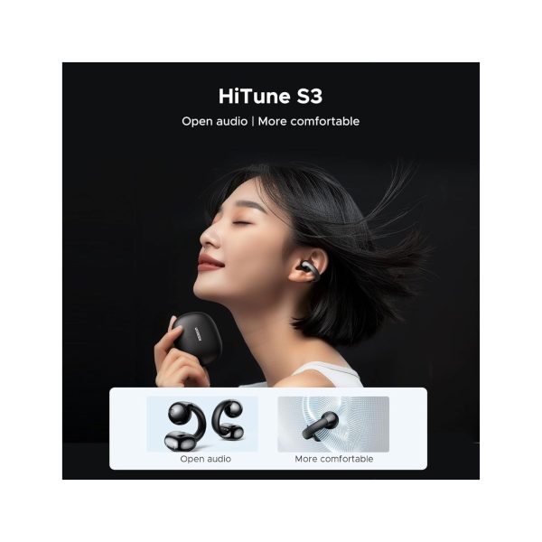 UGreen Hitune S3 Open Wearable True Wireless Earbuds Black (1)