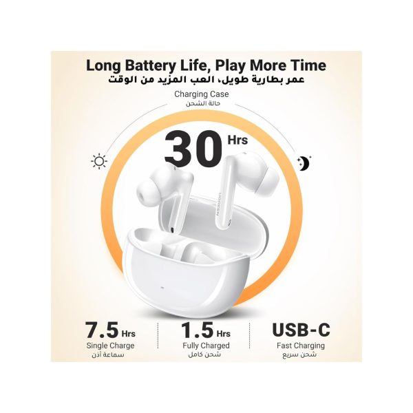 UGreen Hitune T3 Pro Anc Wireless Earbuds White (8)