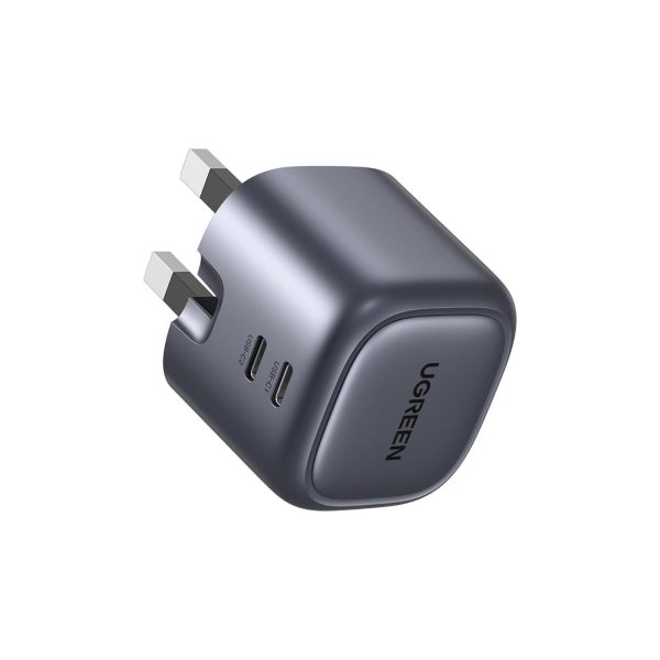 UGreen Nexode 45W Usb C 2C Pd Gan Fast Charger Gray
