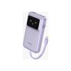 UGreen Powerbank Robotic 10000 Mah Pd 30W With Built In Usb Purple (1)