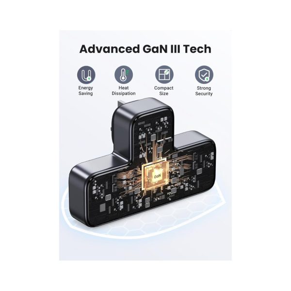 UGreen Powerstrip 3 Ac Outlet 3 Ports 2A1C 30W White (3)