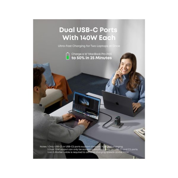 Anker 140W 4 Port PD 3.1 with USB C Cable Charger Adapter (5)