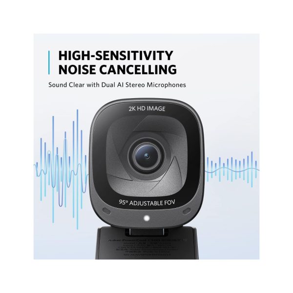Anker PowerConf C200 2K Webcam with AI Noise Canceling Microphones (2)