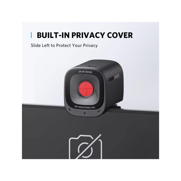 Anker PowerConf C200 2K Webcam with AI Noise Canceling Microphones (5)