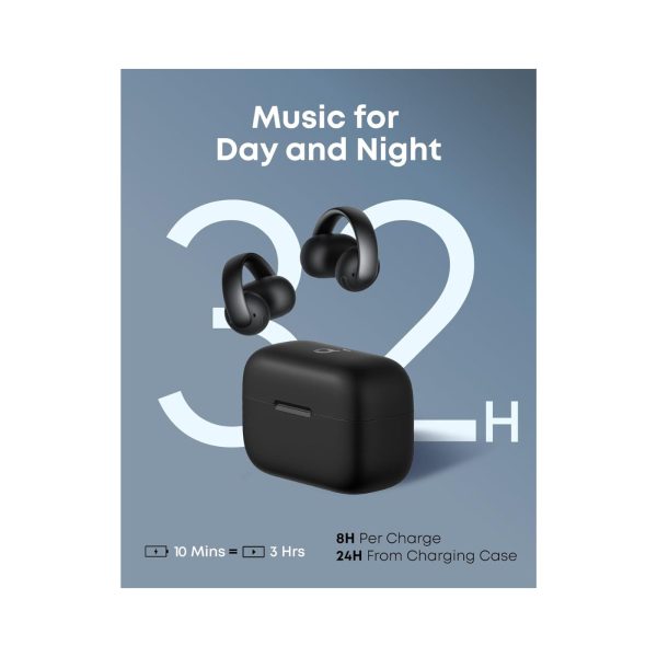 Anker Soundcore AeroClip Open Ear Earbuds Black (2)