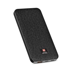 Swiss Military 10K mAh 2C 1A Powerbank With PD Fast Charge Black (1)