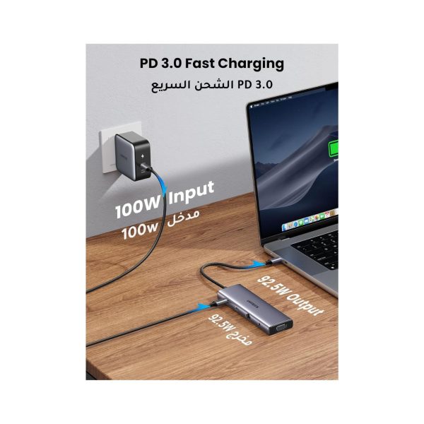 UGreen 10 in 1 4K HDMI PD 100w USB C Hub (5)