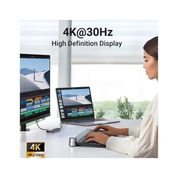 UGreen 6 in 1 4K HDMI PD 100w USB C Hub (6)