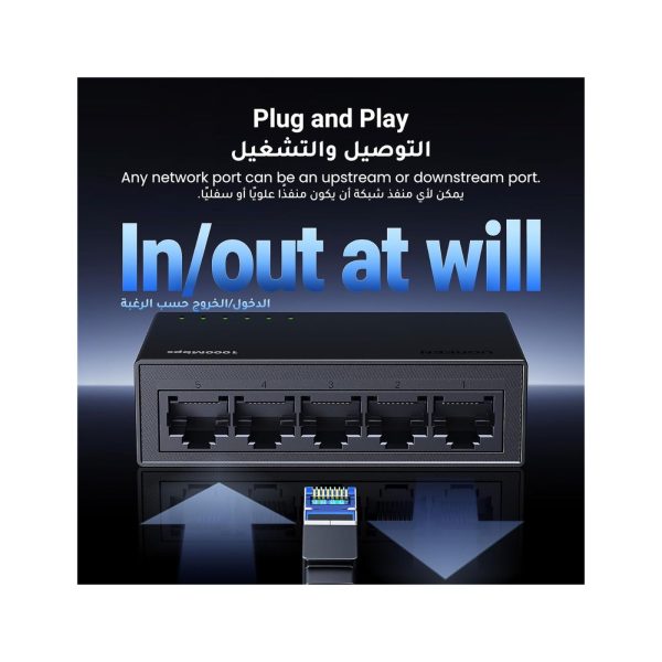 UGreen Ethernet 5 Port Desktop Network Ethernet Adapter (5)