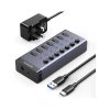 UGreen Powered USB Hub 3.0 7 Ports Charging Extender Data Hub (1)