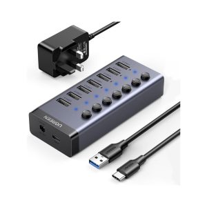 UGreen Powered USB Hub 3.0 7 Ports Charging Extender Data Hub (1)