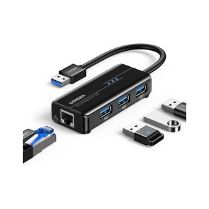 UGreen USB 3.0 Hub 3 Port Ethernet Gigabit Network Converter (1)