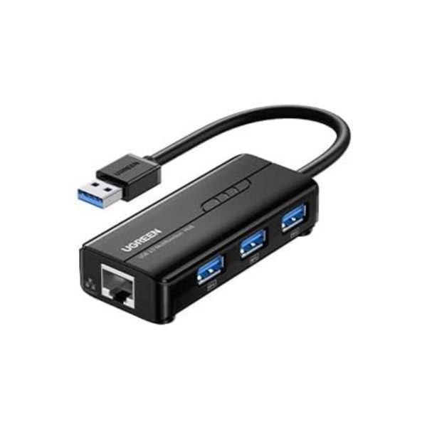 UGreen USB 3.0 Hub 3 Port Ethernet Gigabit Network Converter (2)