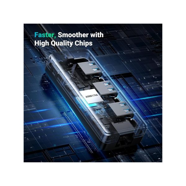 UGreen USB 3.0 Hub 3 Port Ethernet Gigabit Network Converter (3)