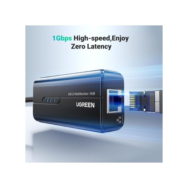 UGreen USB 3.0 Hub 3 Port Ethernet Gigabit Network Converter (9)