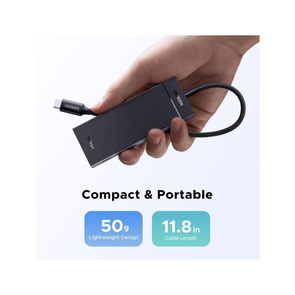 UGreen USB C 10 Gbps 4 Type C 3.2 Port with 100W PD Adapter  (2)