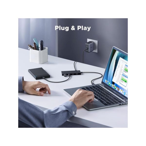 UGreen USB C 10 Gbps 4 Type C 3.2 Port with 100W PD Adapter  (3)