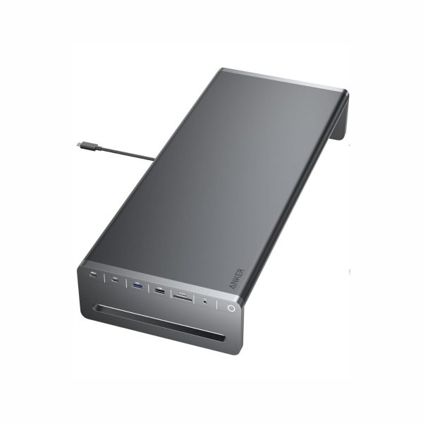Anker 10 in 1 USB C Hub Aluminum Monitor Stand with 100W PD (1)