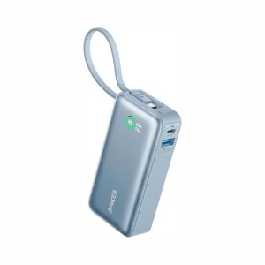 Anker 533 Nano Power Bank 10k 30W Built In USB C Cable Blu (1)