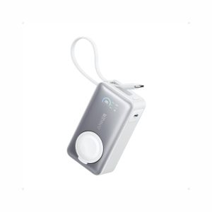 Anker MagGo Power Bank 10,000mAh 35W Built In USB C Cable White (1)