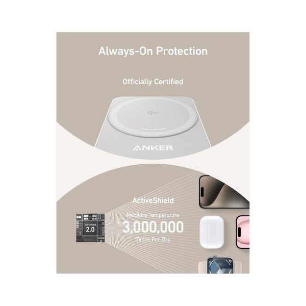 Anker MagGo Wireless Charging Station 3 in 1 White (2)