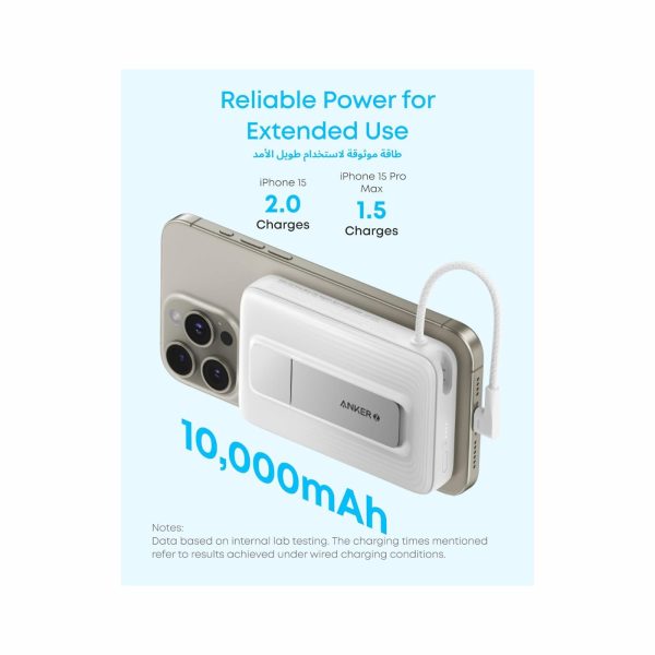 Anker Zolo 30W Magnetic Power Bank 10K mAh White (4)