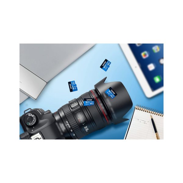 Lexar 633x Class 10 Micro SDXC Memory Card 256GB Blue (2)