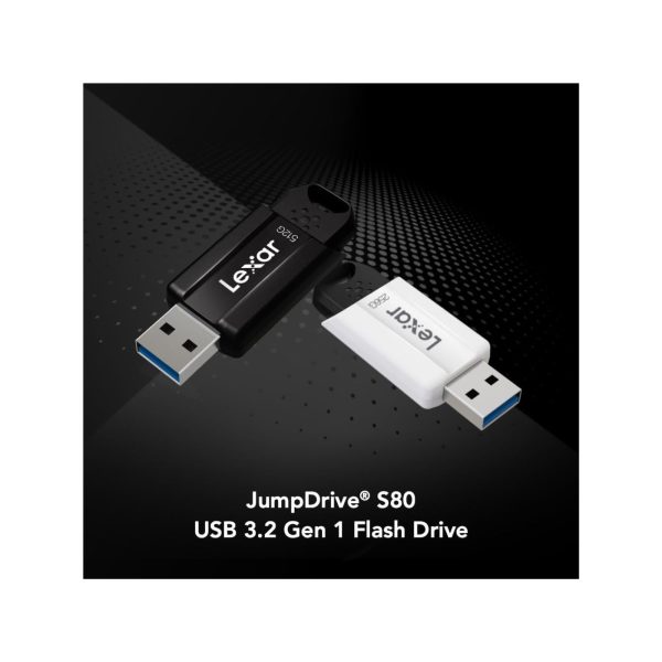 Lexar JumpDrive S80 USB 3.0 Flash Drive Black 256GB (2)